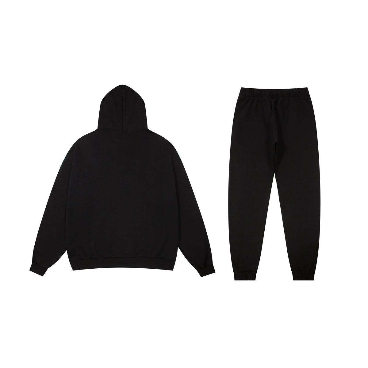 Essentials Black Lounge Comfort Fleece Tracksuit – Everyday Casual Set