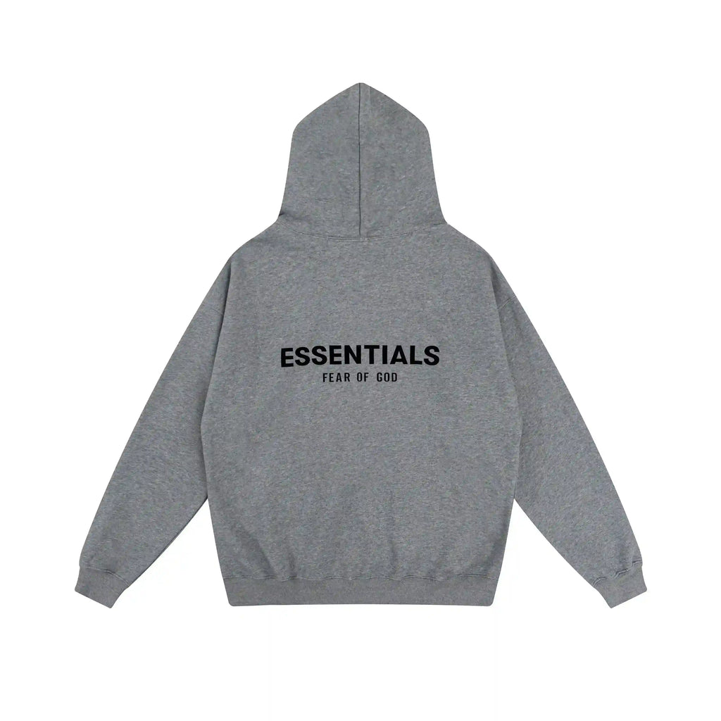 Cloudy Gray Essentials Tracksuit Pullover