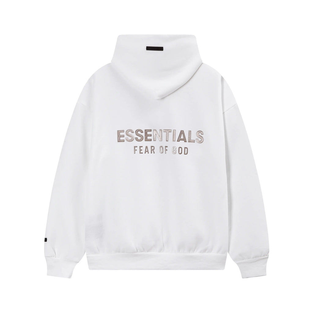 White Essentials Tracksuit Pullover