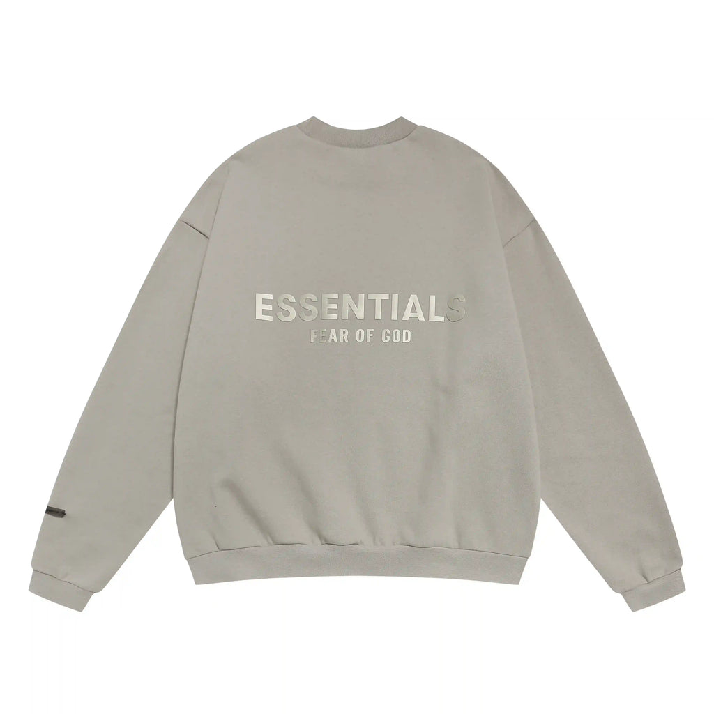 Cement Gray Essentials Tracksuit Pullover