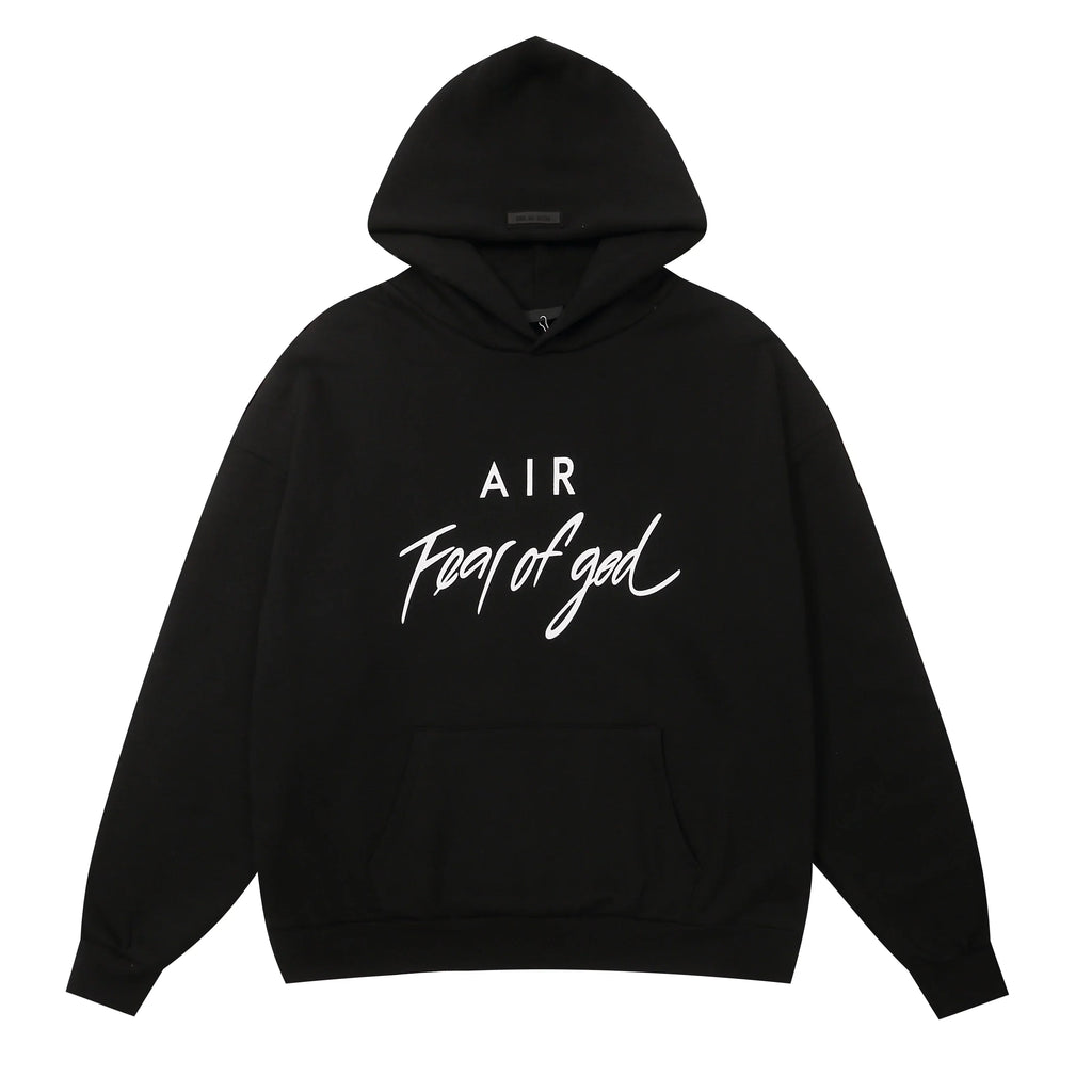 Essentials Black Relaxed Fleece Tracksuit – Everyday Casual Set