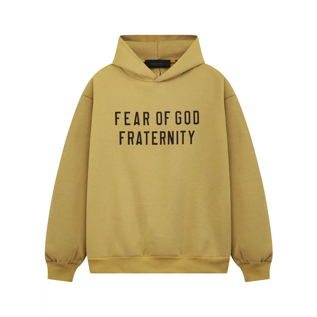 Essentials Garden Yellow Comfort Tracksuit – Fear of God Fleece Set