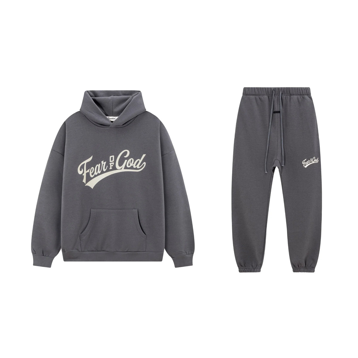Gray Essentials Tracksuit Pullover