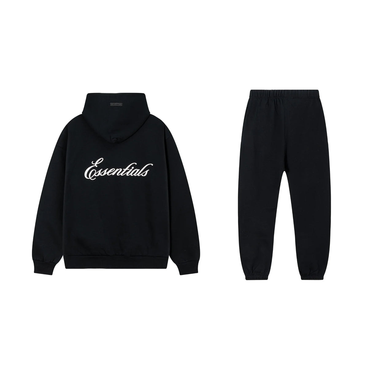 Black Essentials Tracksuit Pullover