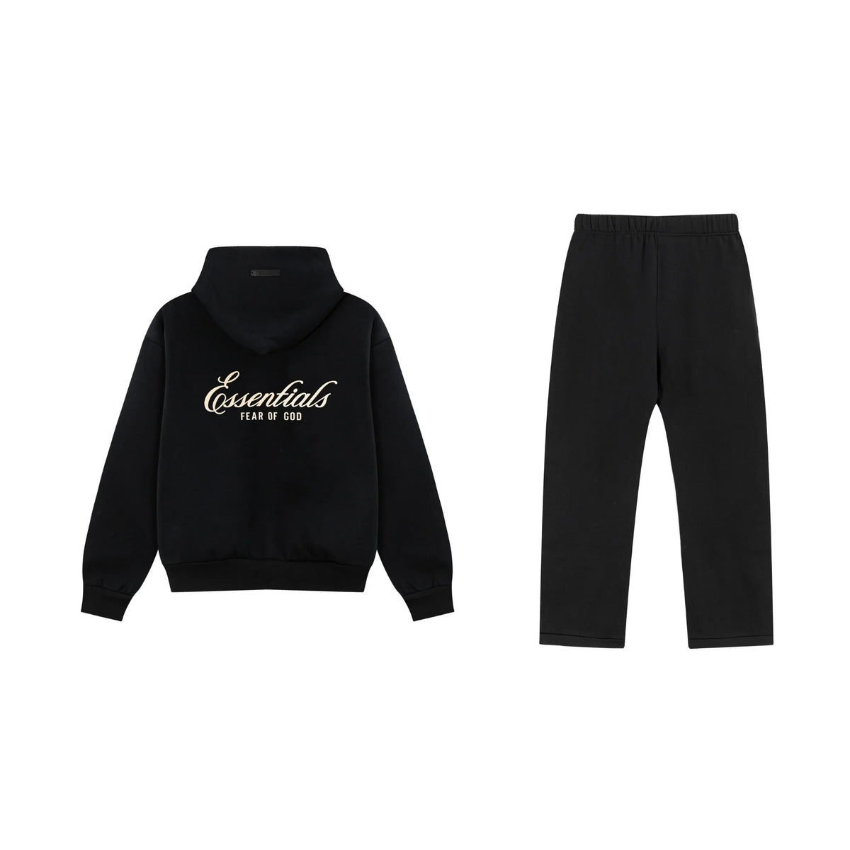 Black Essentials Tracksuit Pullover