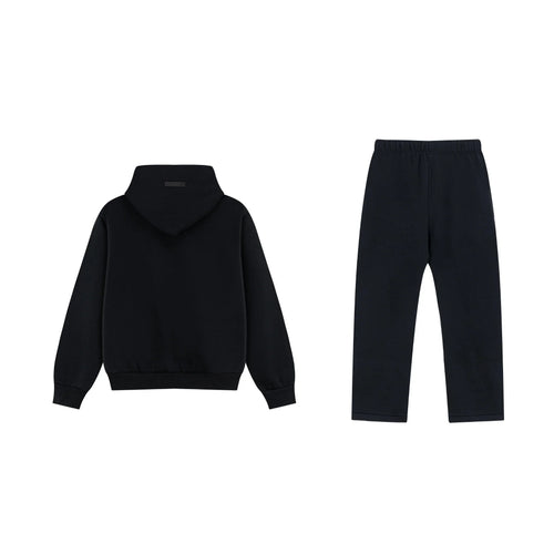 Black Essentials Tracksuit Pullover