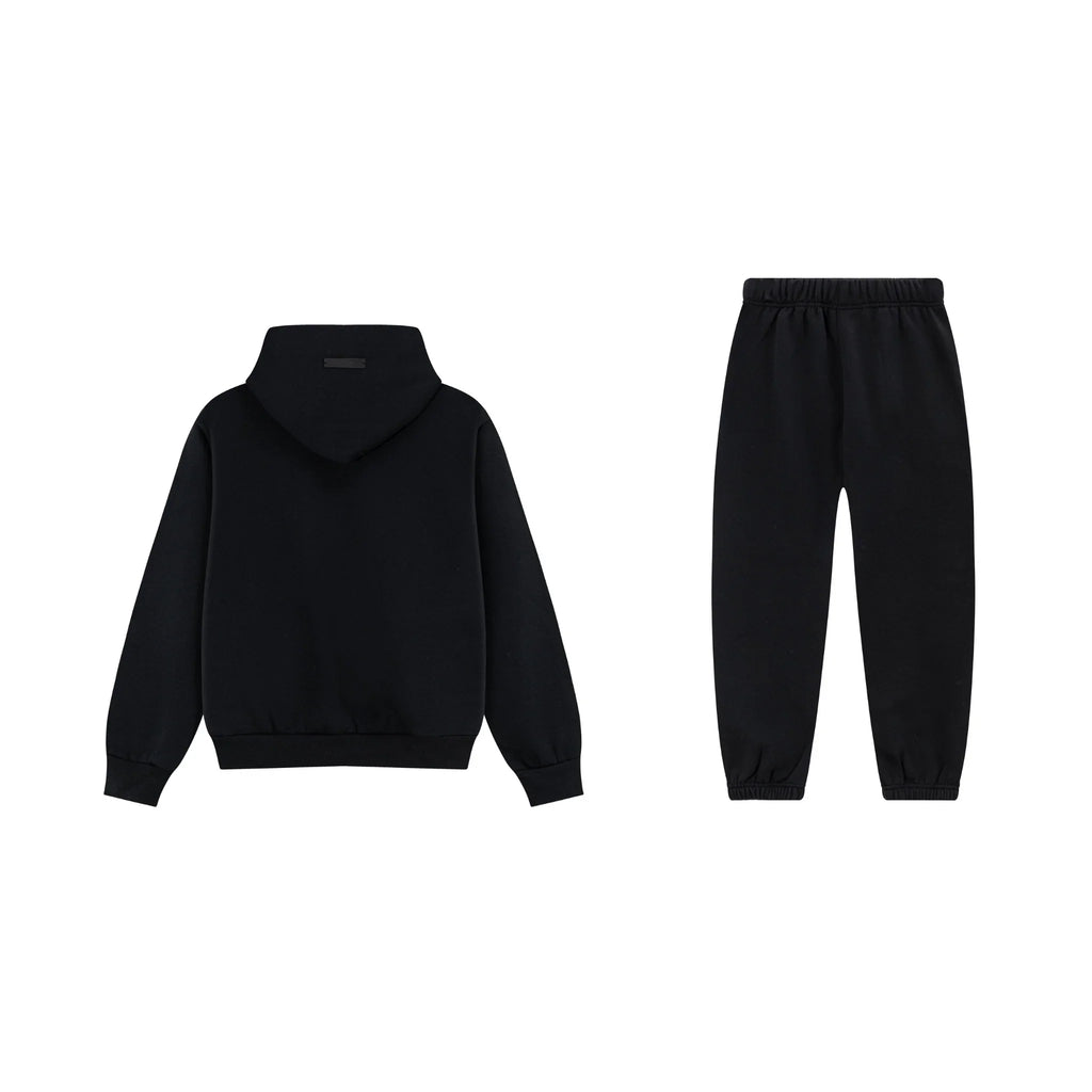 Black Essentials Tracksuit Pullover