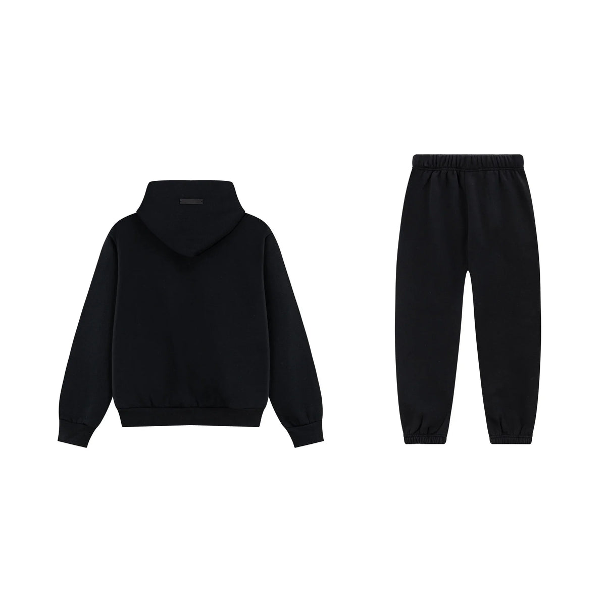 Black Essentials Tracksuit Pullover
