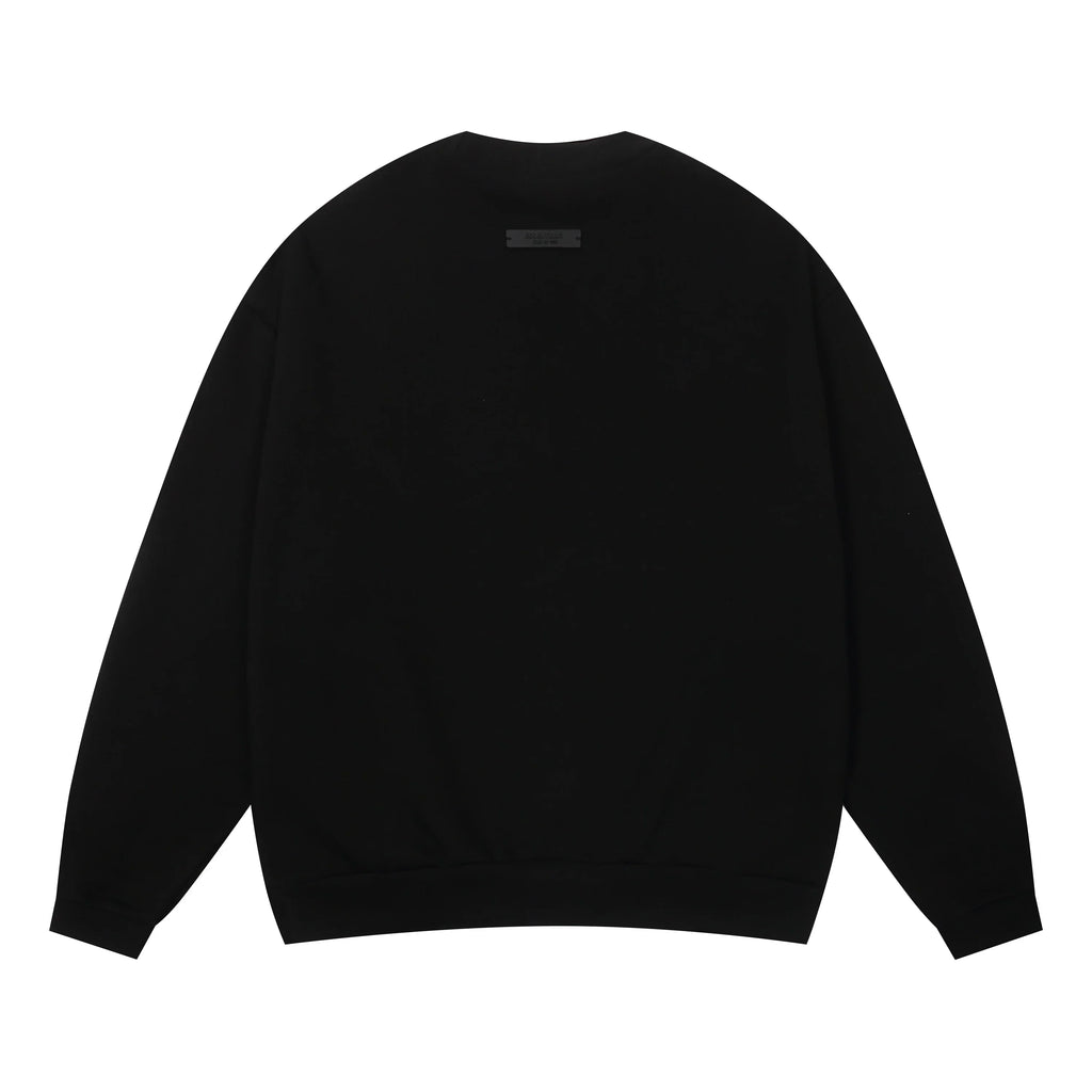Essentials Black Core Casual Fleece Tracksuit – Everyday Comfort Set