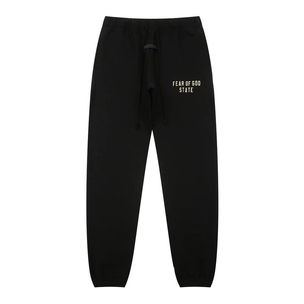 Essentials Black Core Casual Fleece Tracksuit – Everyday Comfort Set