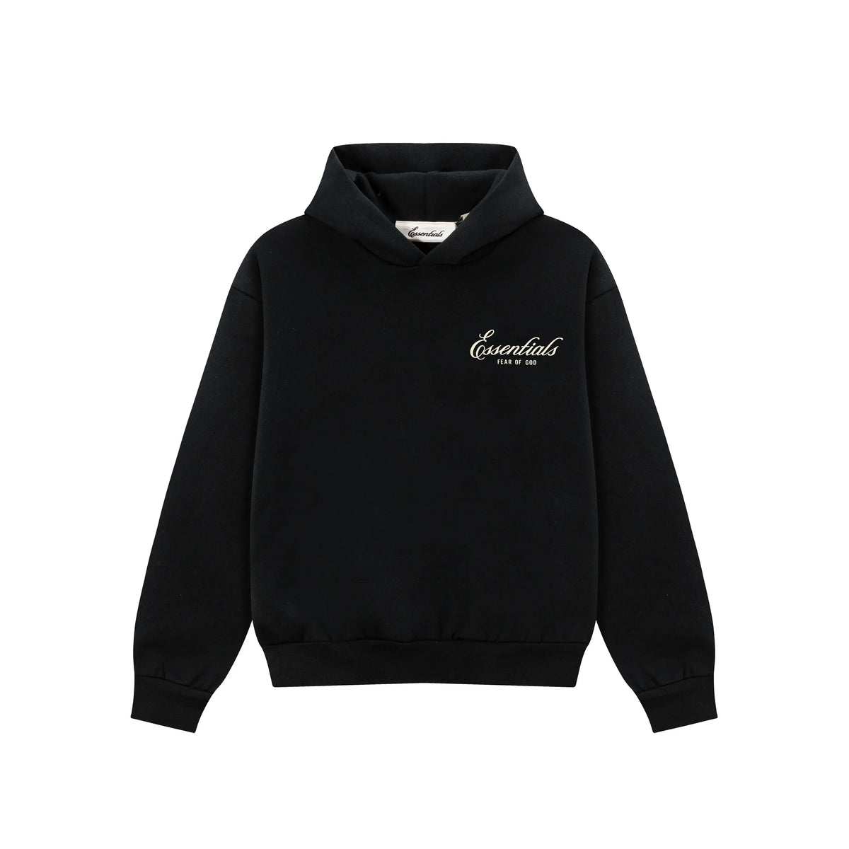 Black Essentials Tracksuit Pullover