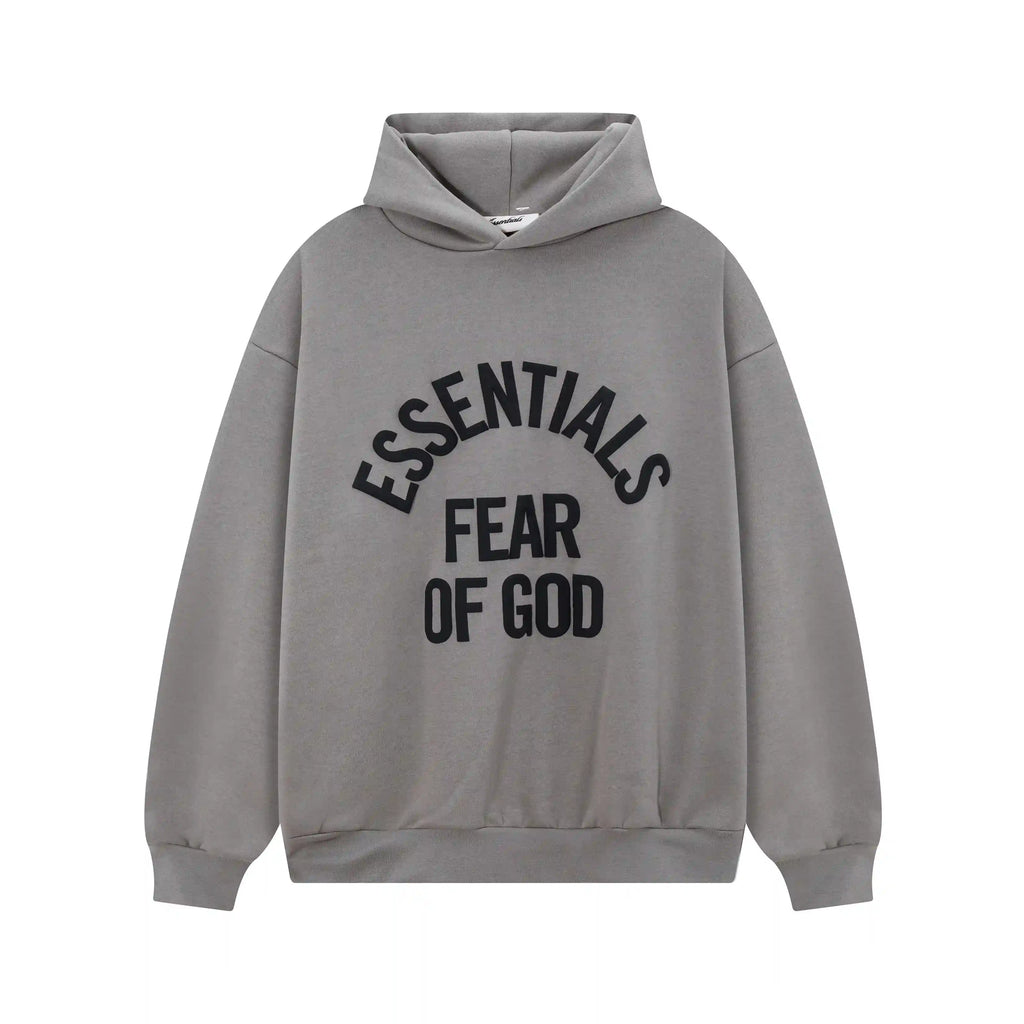 Gray Essentials Tracksuit Pullover