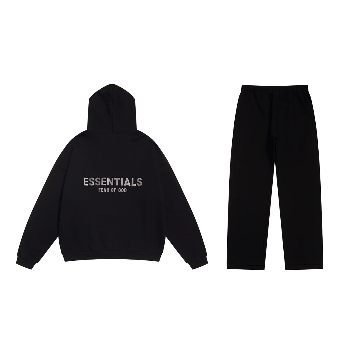 Black Essentials Tracksuit Pullover