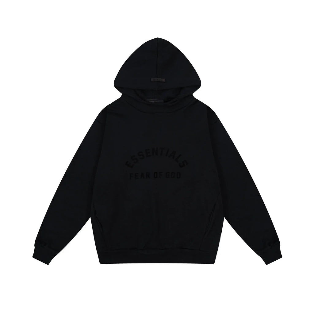 Essentials Tracksuit Black Elevated – Fear of God Fleece Set