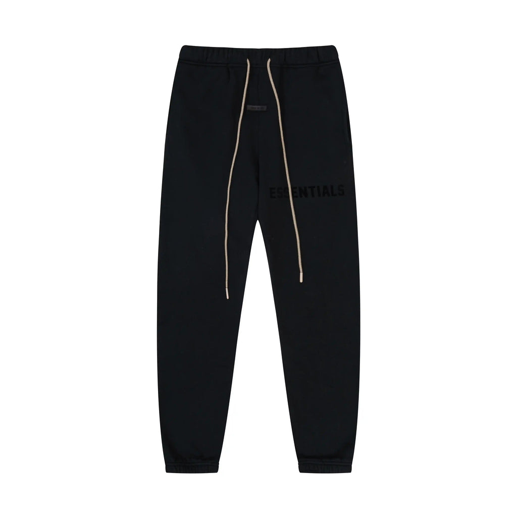 Essentials Tracksuit Black Elevated – Fear of God Fleece Set