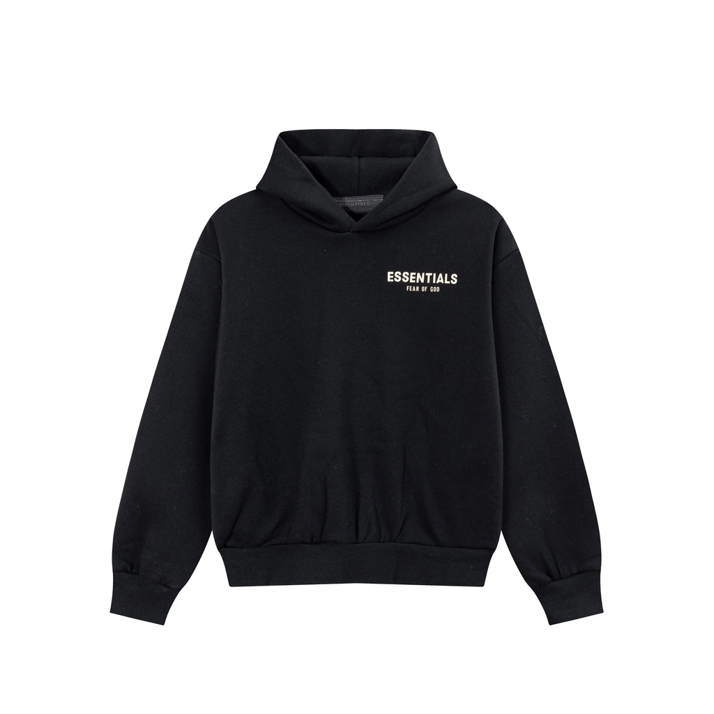 Black Essentials Tracksuit Pullover
