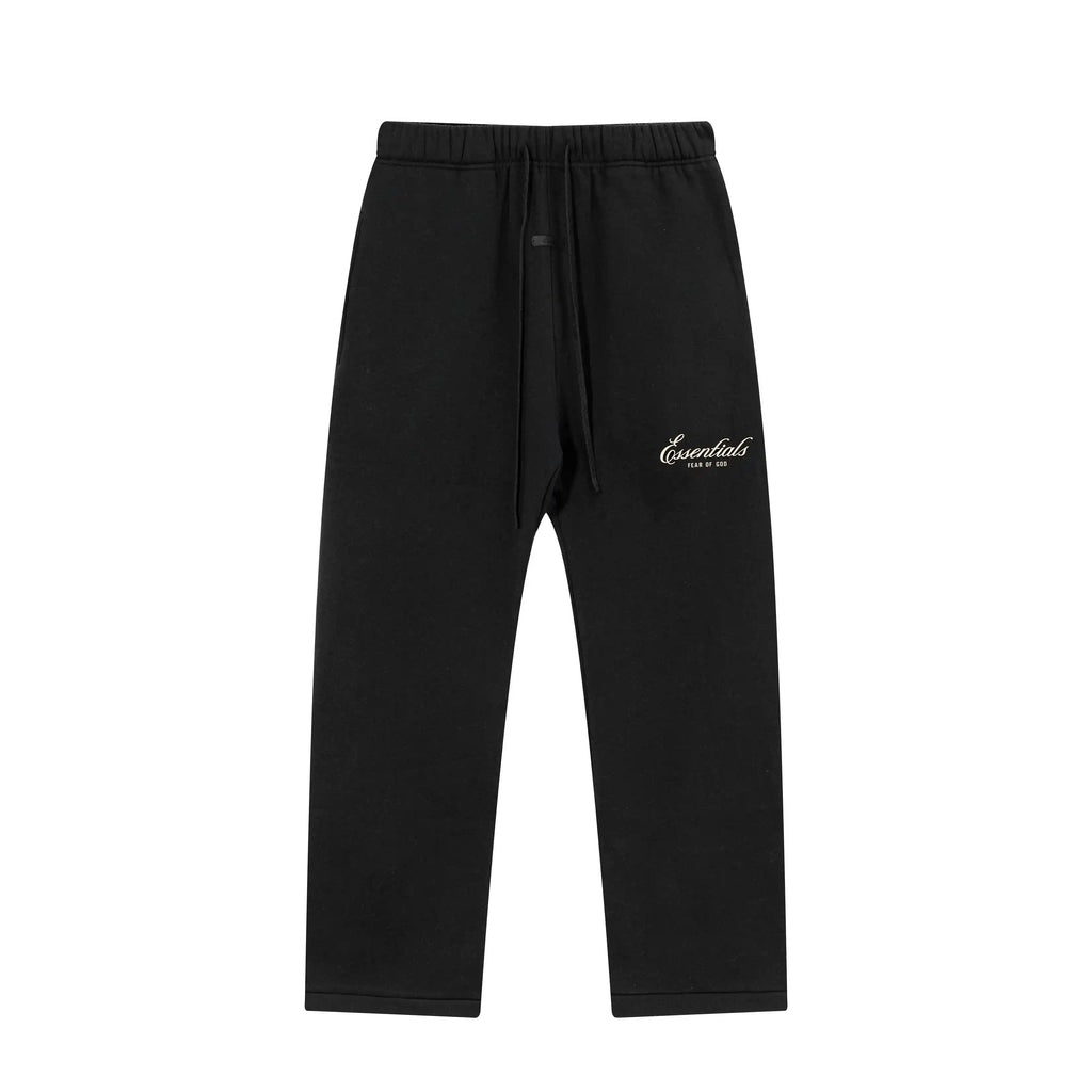 Black Essentials Tracksuit Pullover