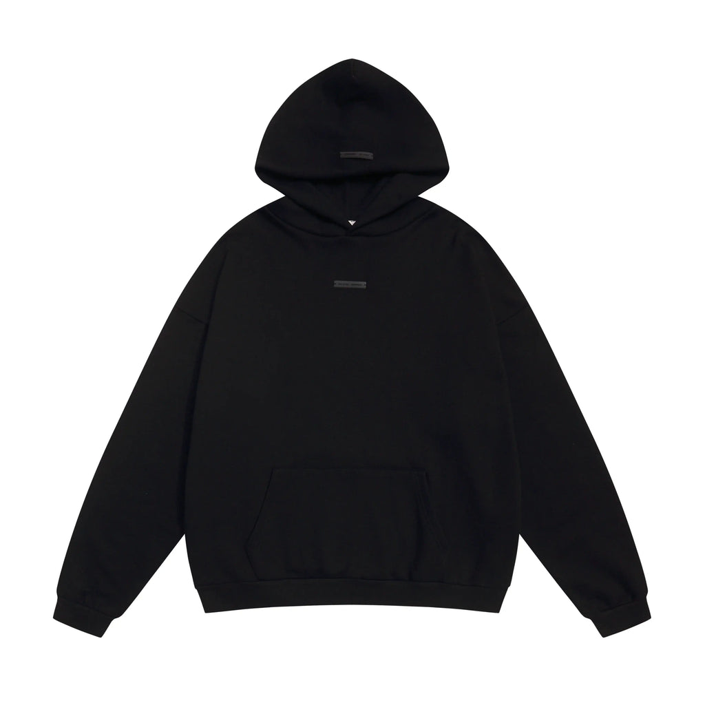 Black Essentials Tracksuit Pullover