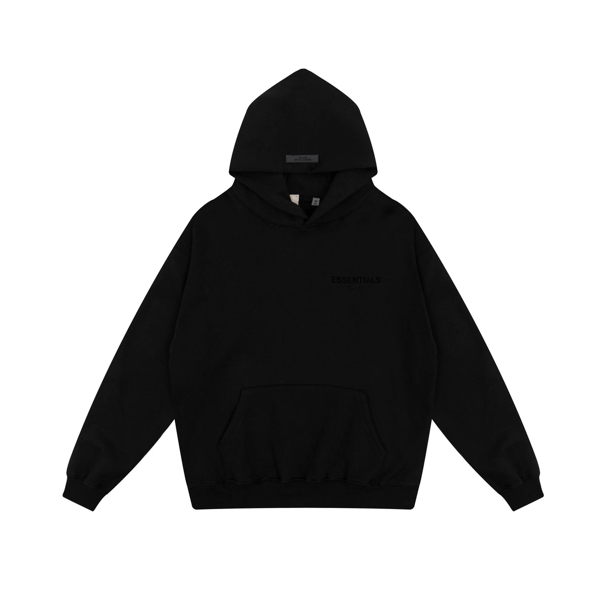 Black Essentials Tracksuit Pullover