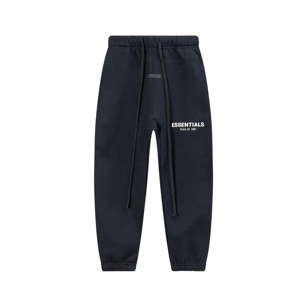 Black Essentials Tracksuit Pullover