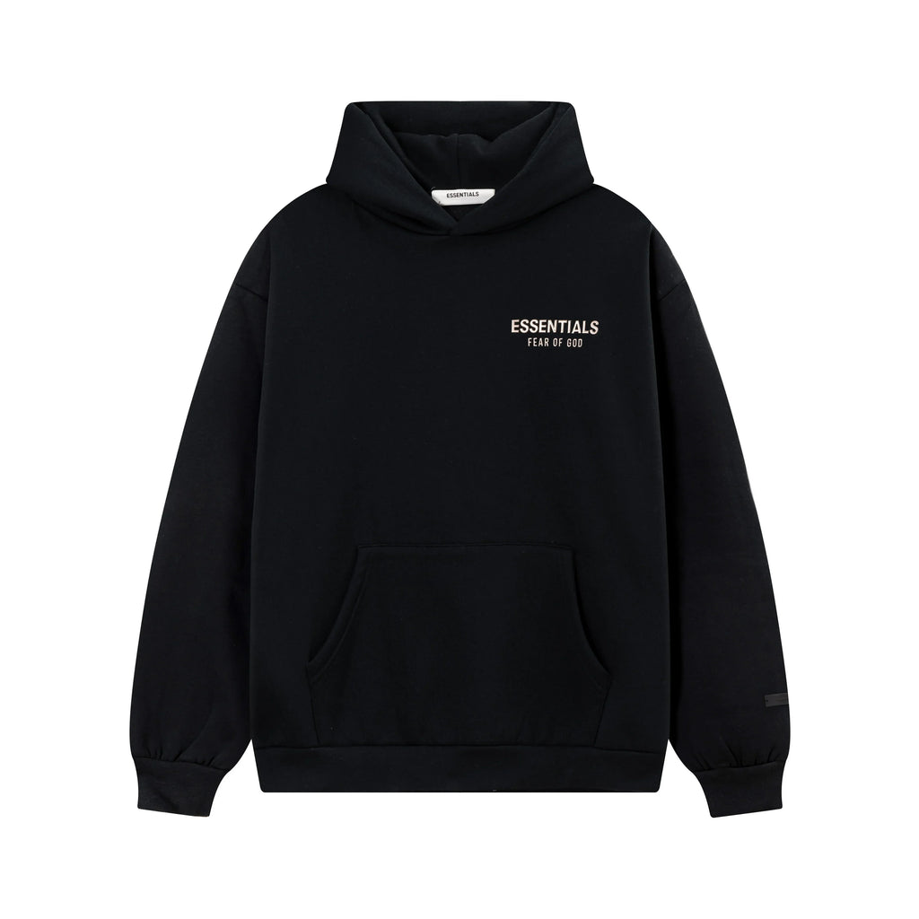 Black Essentials Tracksuit Pullover