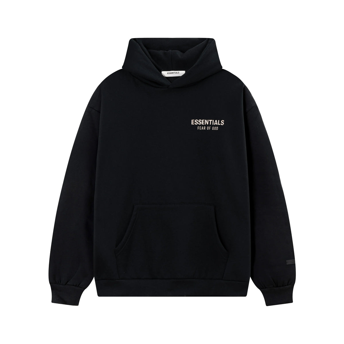 Black Essentials Tracksuit Pullover