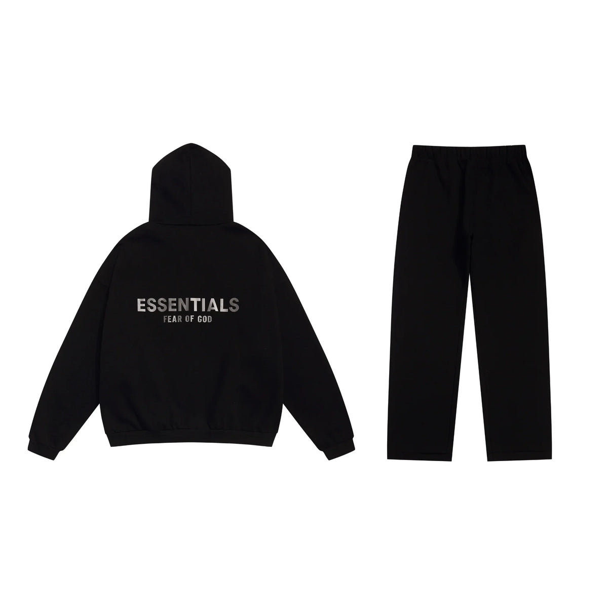 Black Essentials Tracksuit Pullover