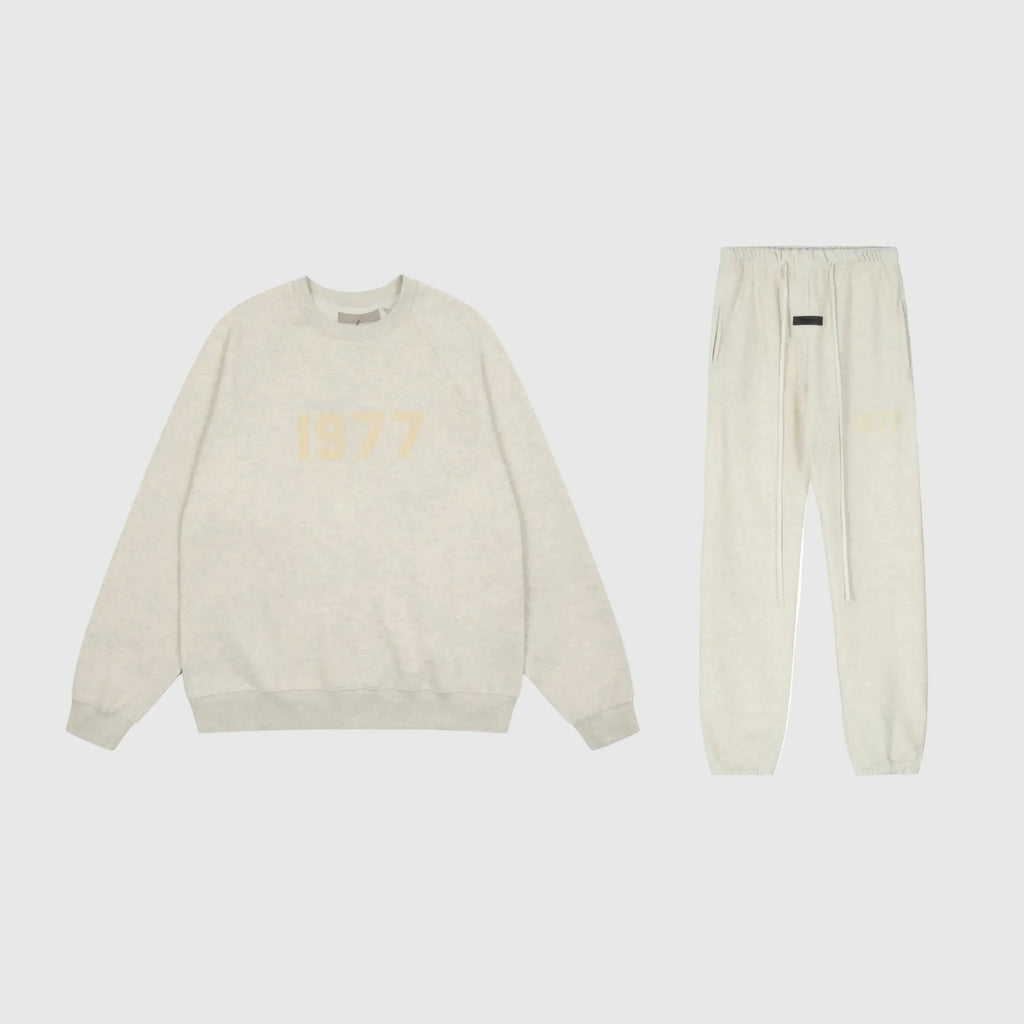 Fear of God Essentials Cloud Dance Tracksuit – Classic Fit Crewneck & Jogger Set