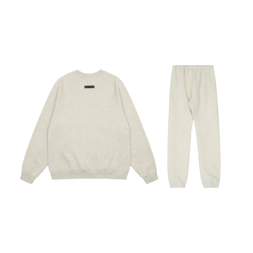 Fear of God Essentials Cloud Dance Tracksuit – Classic Fit Crewneck & Jogger Set
