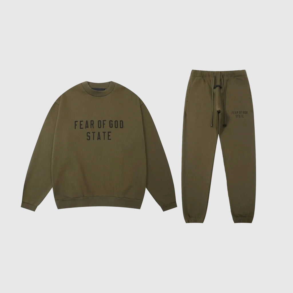 Essentials Tracksuit Woodland – Fear of God Classic Matching Set