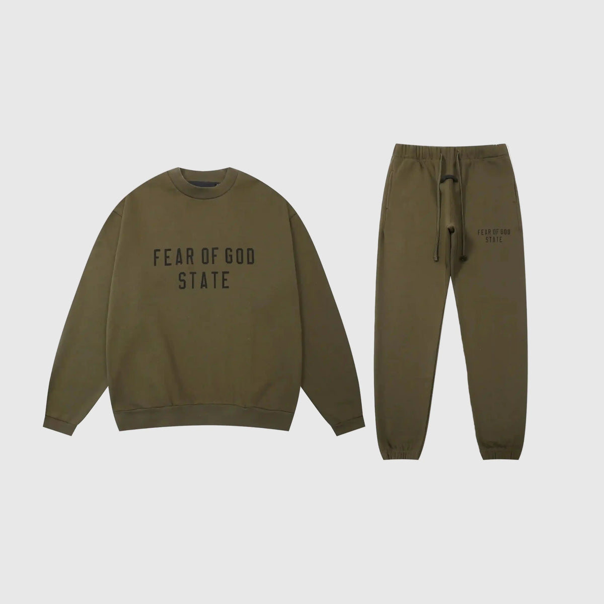 Essentials Tracksuit Woodland – Fear of God Classic Matching Set