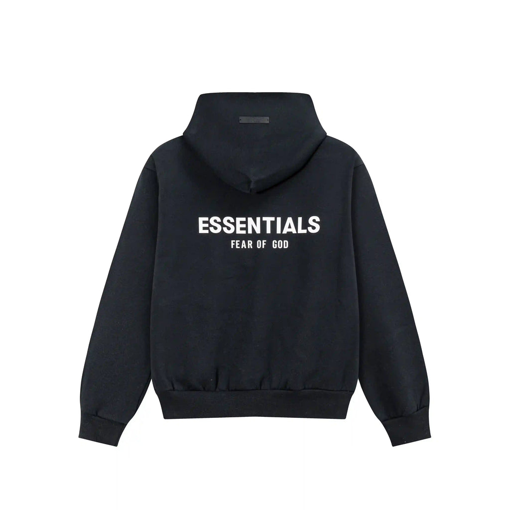Black Essentials Tracksuit Pullover
