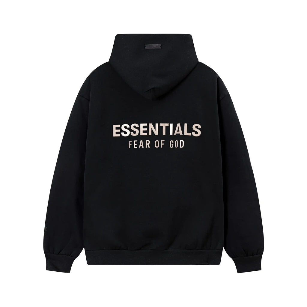 Black Essentials Tracksuit Pullover