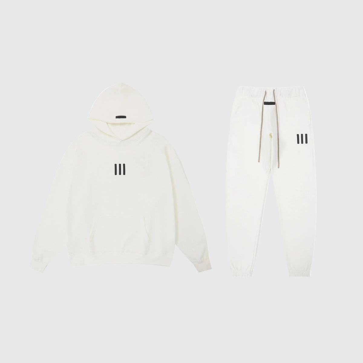 Fear of God Essentials Eggshell Tracksuit – Classic Fit Hoodie & Jogger Set