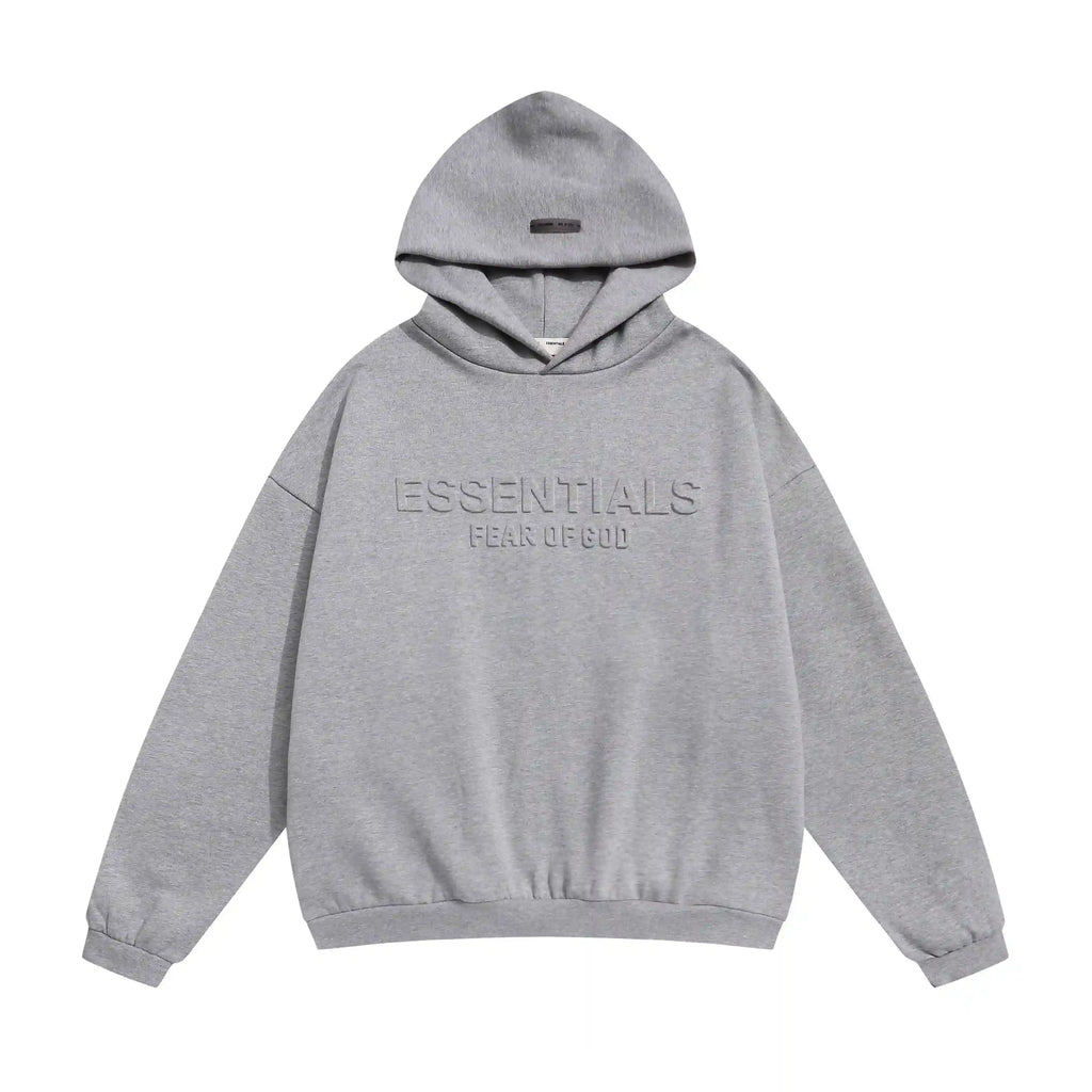 Cloudy Gray Essentials Tracksuit Pullover