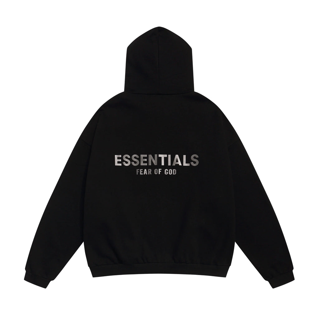 Black Essentials Tracksuit Pullover
