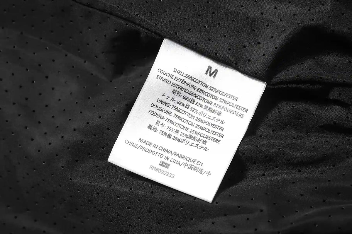 Primary Essentials Tracksuit Black Half-Zip Nylon Pullover