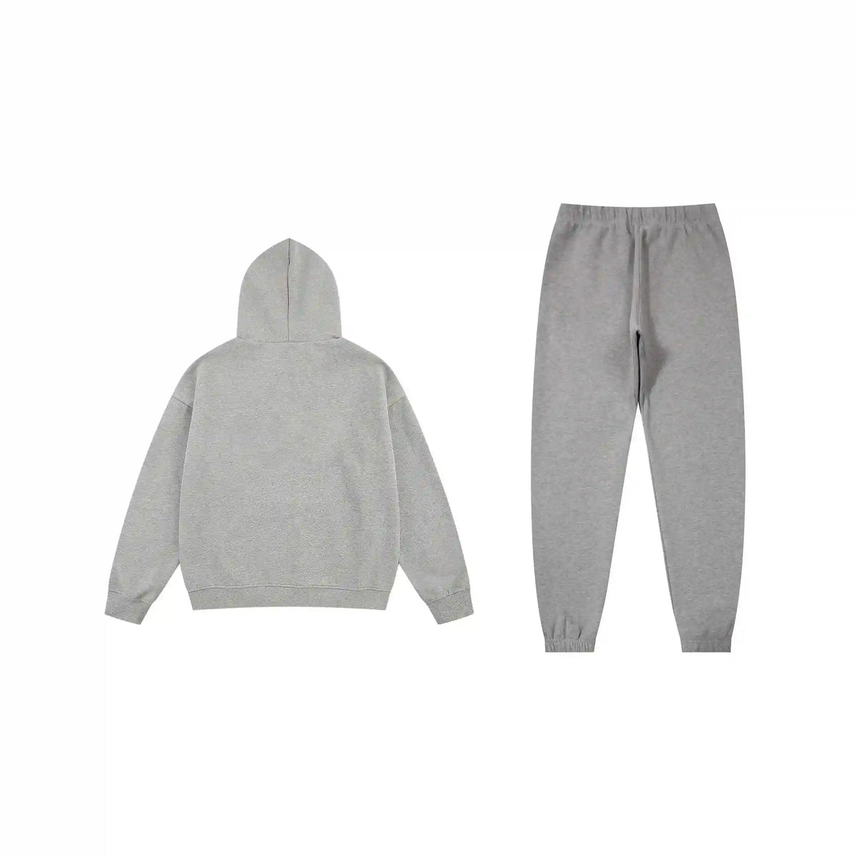 Fear of God Essentials Dark Heather Oatmeal Tracksuit – Classic Fit Hoodie & Jogger Set