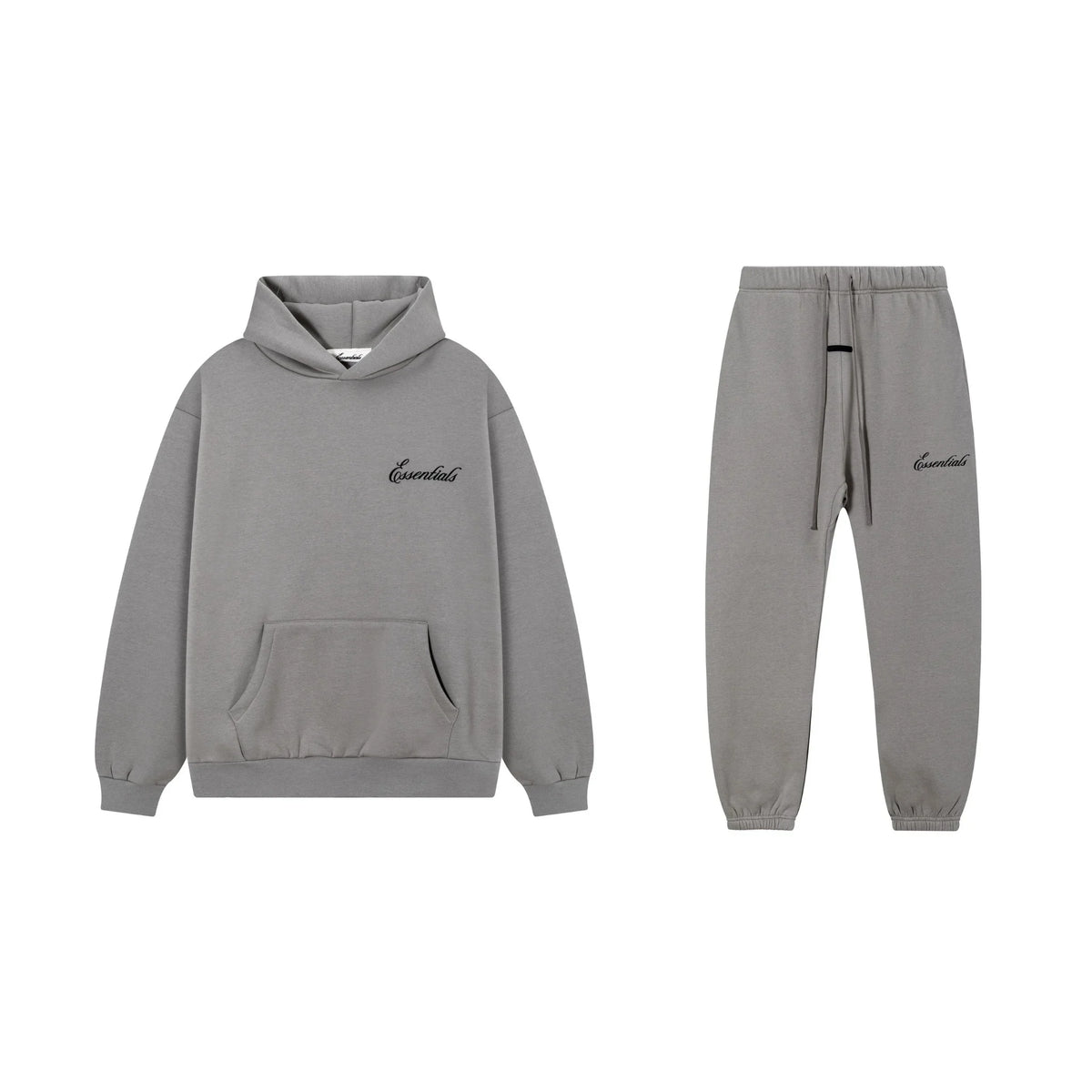 Cloudy Gray Essentials Tracksuit Pullover