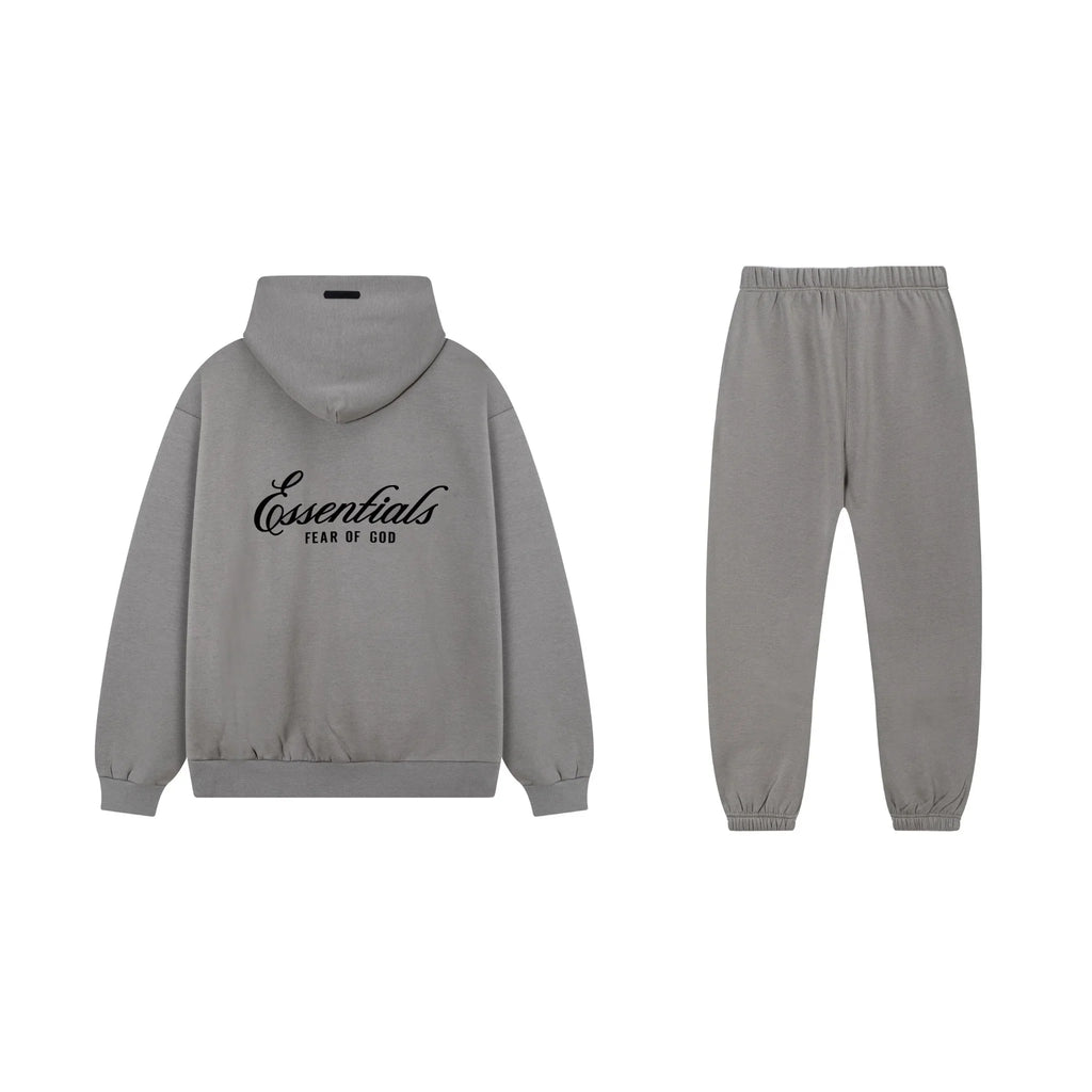 Gray Essentials Tracksuit Pullover