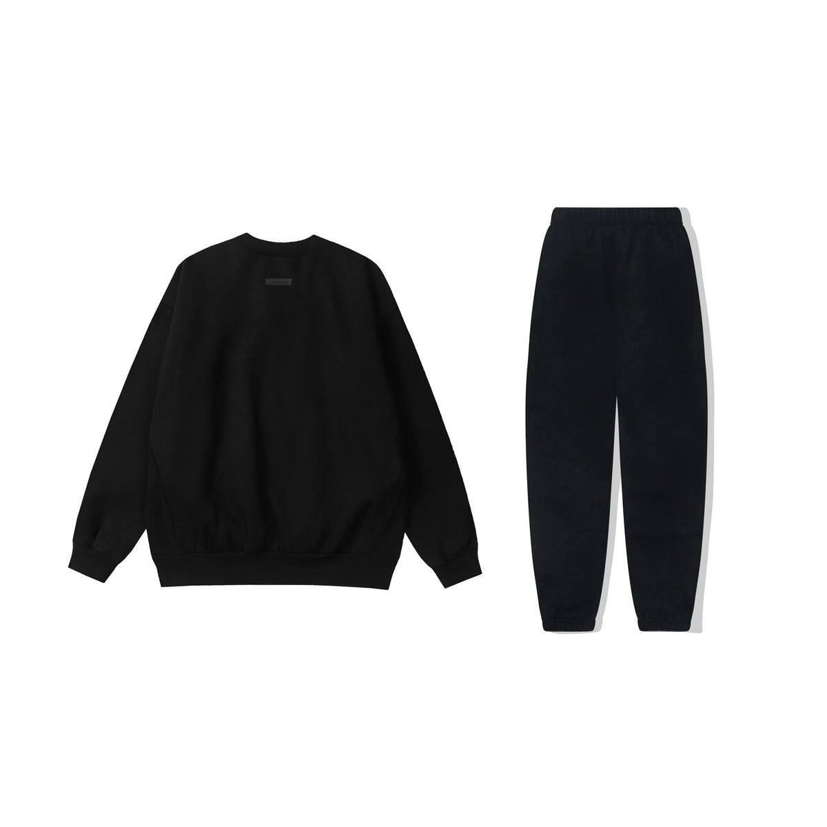 Essentials Black Tracksuit – Relaxed Streetwear Set