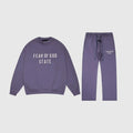 Essentials Tracksuit Pastel Purple Everyday – Fear of God Fleece Set