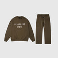 Essentials Tracksuit Woodland Comfort – Fear of God Fleece Set
