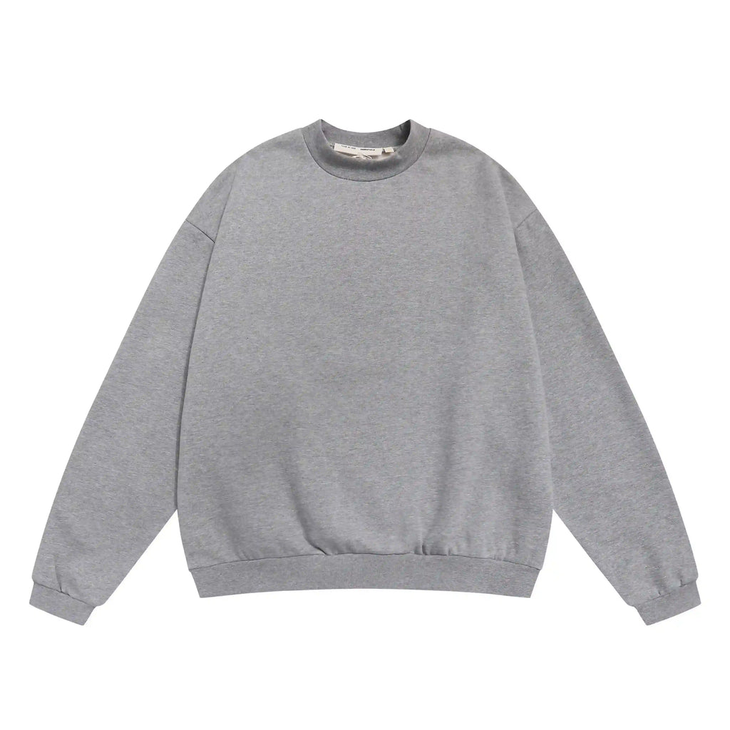 Cloudy Gray Essentials Tracksuit Pullover