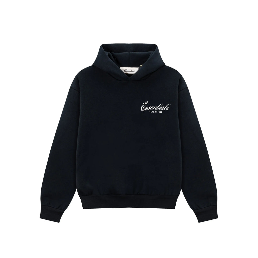 Black Essentials Tracksuit Pullover