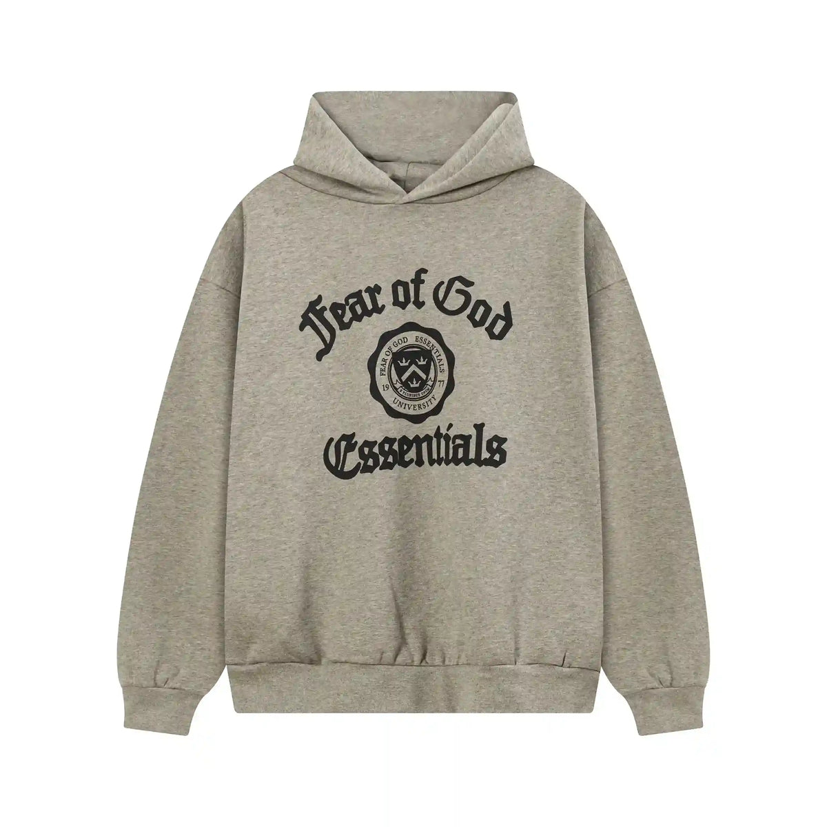 Essentials Heathered Grey Tracksuit – Fear of God Classic Matching Set