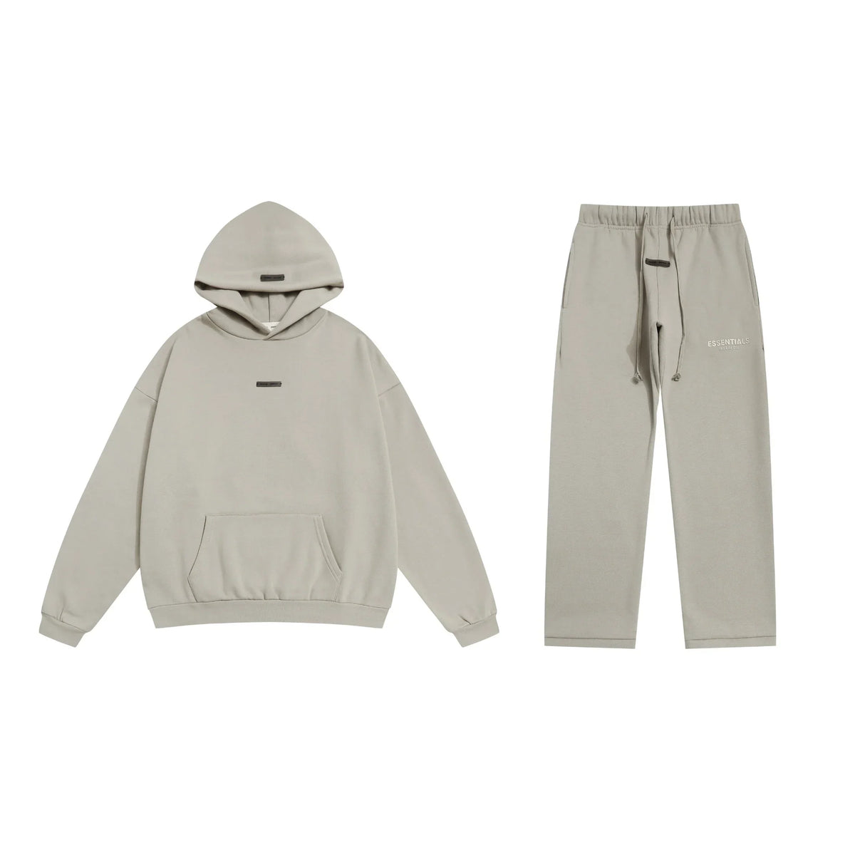 Cement Gray Essentials Tracksuit Pullover