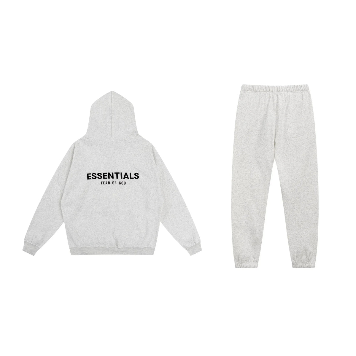 Light Heathered Oatmeal Essentials Tracksuit Pullover