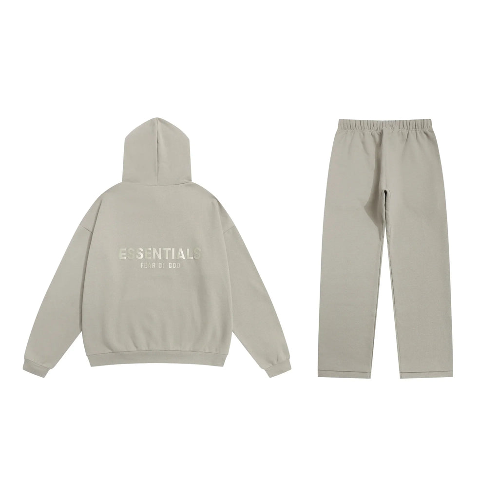 Cement Gray Essentials Tracksuit Pullover