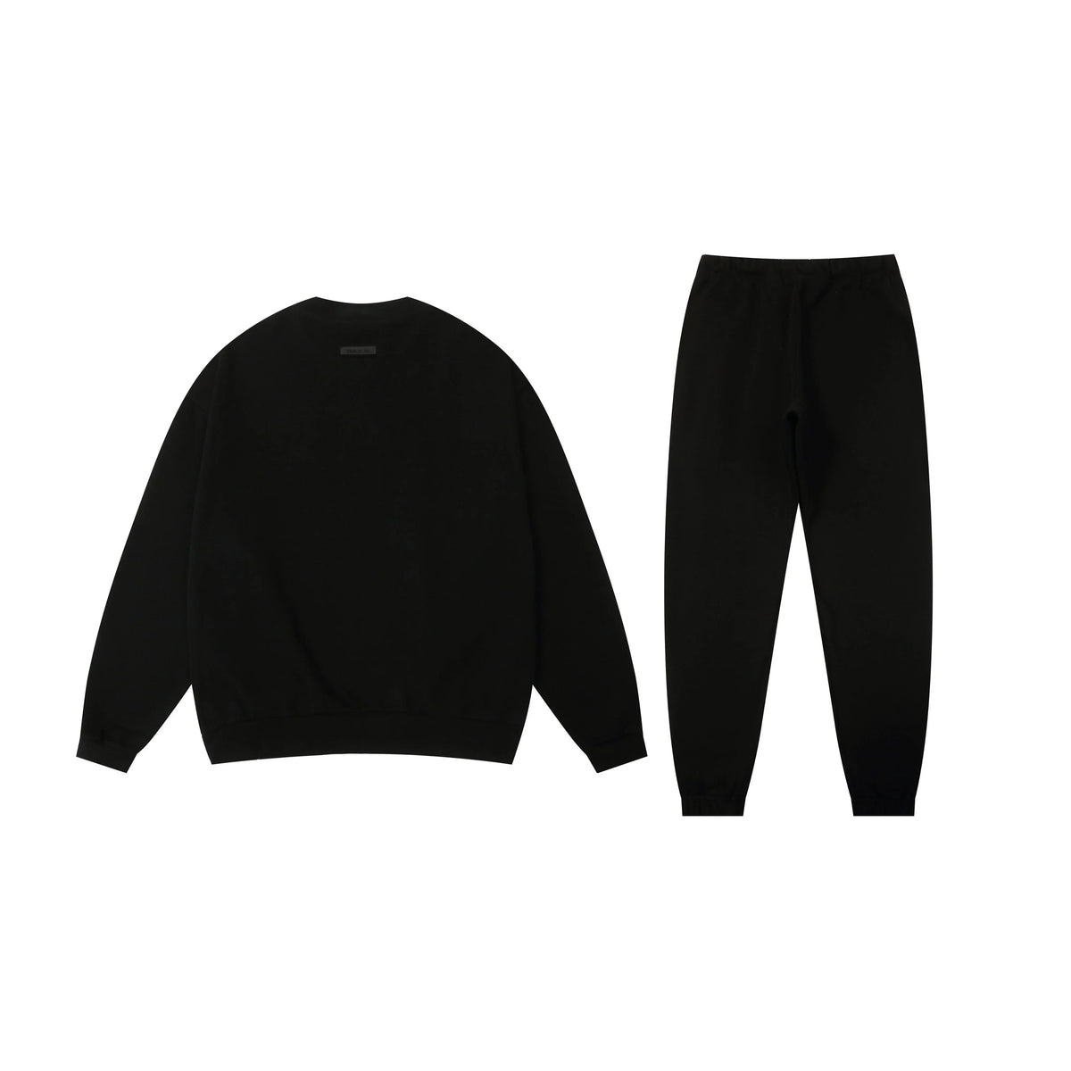 Essentials Black Tracksuit – Relaxed Streetwear Set